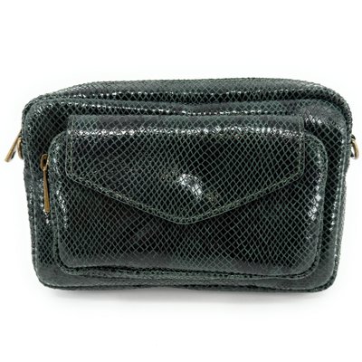 Sac à main trotteur en cuir embossé verni OURASI OH MY BAG