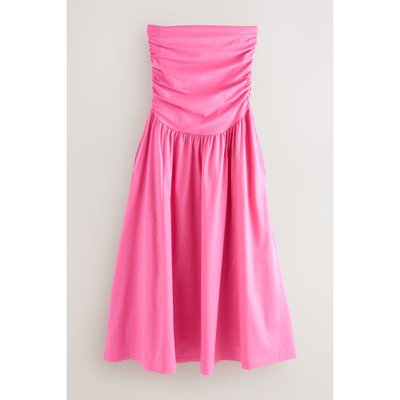 Robe mi-longue bandeau en jersey tissé NEXT