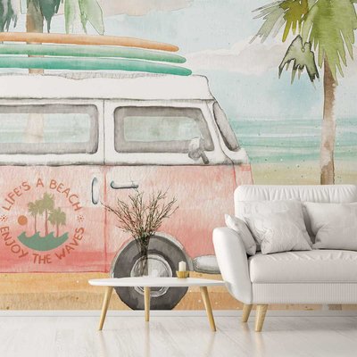Papier peint vive le surf HEXOA