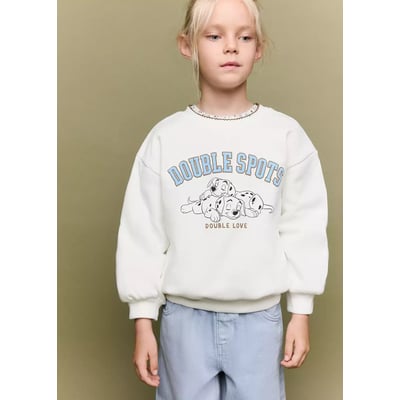 Sweat-shirt coton Les 101 Dalmatiens MANGO BABY