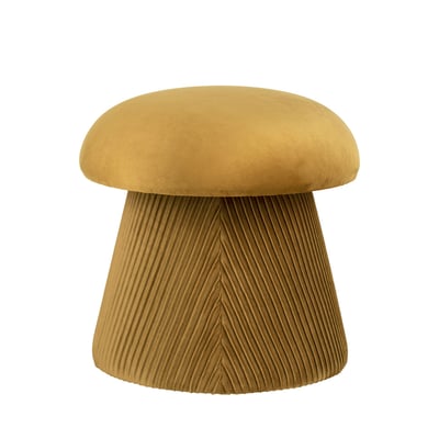 Pouf champignon en velours  39cm- HAMPTON HOUSE NORDIC