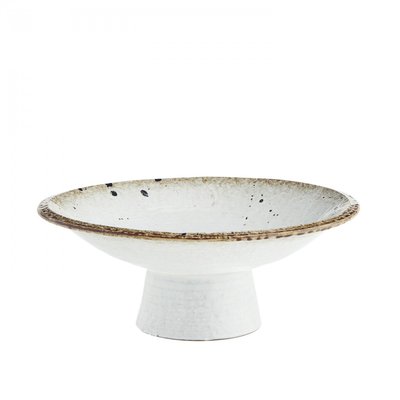Assiette sur pied en grès MADAM STOLTZ