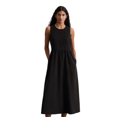 Robe à découpes en mélange TENCEL™ Lyocell-lin MARC O'POLO