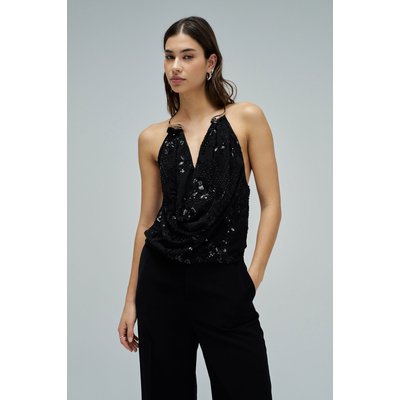 TOP EN SEQUINS SALSA JEANS