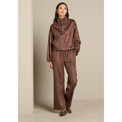 Pantalon fluide effet suédé LOLALIZA