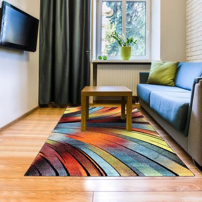 Tapis chambre tissé motif géométrique STEYRE UN AMOUR DE TAPIS