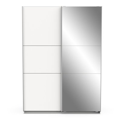 Armoire 2 portes coulissantes et miroir Ghost - L148 cm CALICOSY