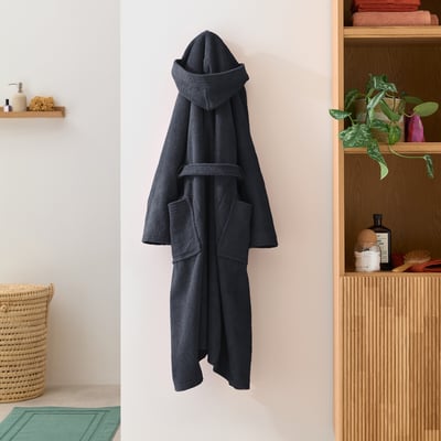 Albornoz con capucha, de rizo 450 g/m2, Haxel LA REDOUTE INTERIEURS