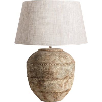 Lampe à poser style colonial en terre cuite RECOLLECTION