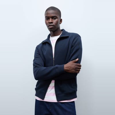 Gilet zippé col camionneur MONOPRIX