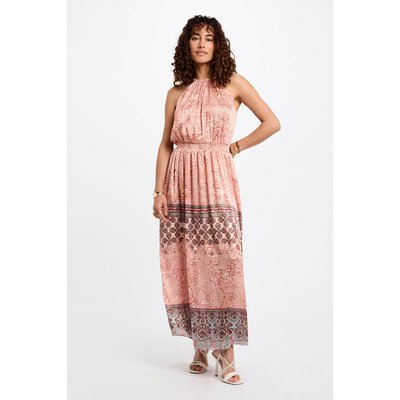 Robe longue droite imprimée MORGAN