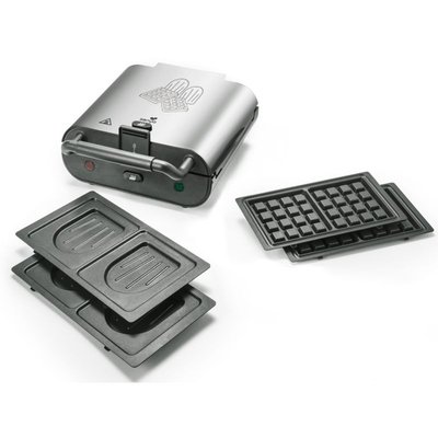 Gaufrier, appareil à croques 2 en 1 duo waffles SENYA