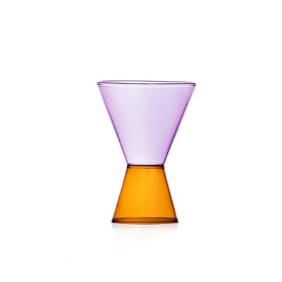 Verre Travasi Ambre et Lilas ICHENDORF