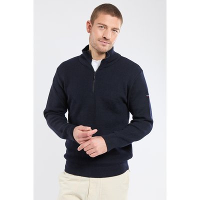 Pull camionneur col zippé en laine CHÂTEAULIN ARMOR-LUX