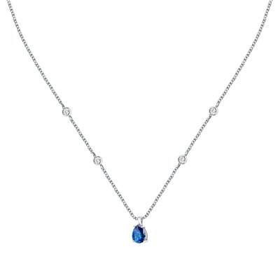 Collier en acier, cristaux, TESORI MORELLATO