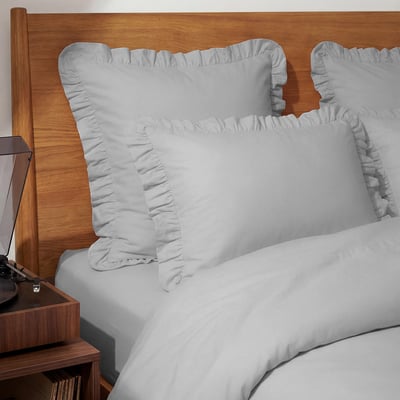 Parure housse de couette avec 2 taies 65x65 cm SOFT PERCALE LILY SENSEI MAISON