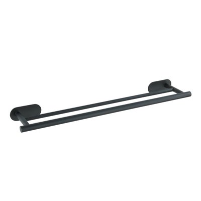 Barre porte-serviettes Duo Orea en acier inox WENKO