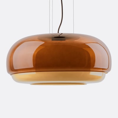 Hängeleuchte Kinoko, farbiges Glas, Ø 45 cm LA REDOUTE INTERIEURS