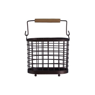 Oval Utensil Holder in Bronze Finish SO'HOME
