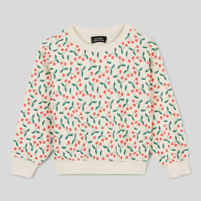 Sweat imprimé fleurs, Contenant du coton BIO et certifié OEKO-TEX MONOPRIX
