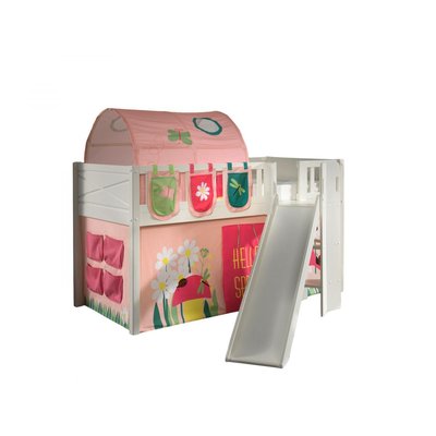 Scott Lit Mezzanine Toboggan et Rideau Spring, Tunnel et S 3 Sacs Rangement VIPACK