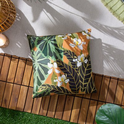 Kali Leaves Outdoor Filled Cushion WYLDER