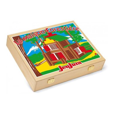 Coffret Chalet en bois 135 pièces JEUJURA
