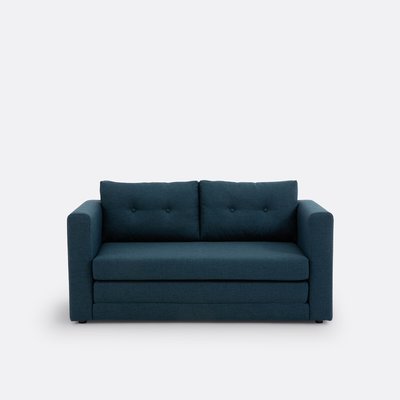 Canapé convertible, tissu texturé, 2 places, Udel SO'HOME
