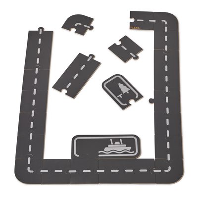 Circuit de voitures en bois FLEXA