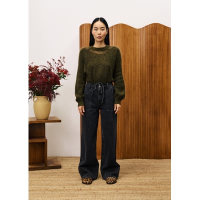 Pull  en mohair PIVOINE FRNCH