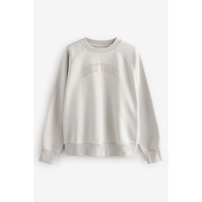 Sweat ras du cou imprimé et manches raglan NEXT