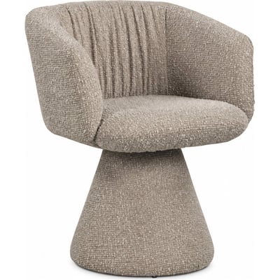 Chaise de salle à manger pivotante bouclé RECOLLECTION