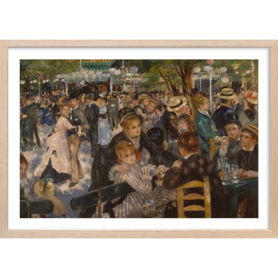Poster Bal du moulin de la galette - Auguste Renoir HEXOA