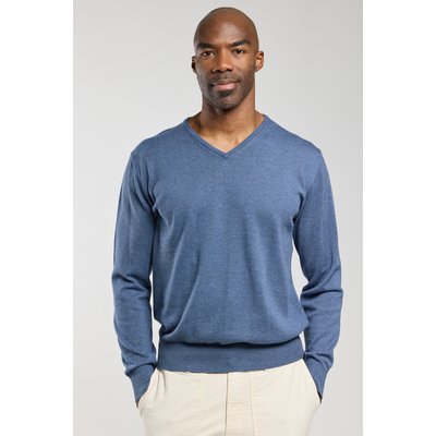 Pull col V en coton BERAC GUY DE BERAC