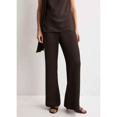 Pantalon droit satiné MANGO