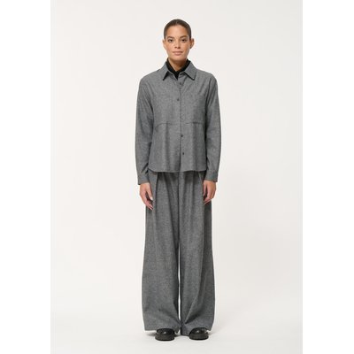 Chemise  en flanelle chinée manches longues HUMILITY
