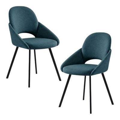 Chaise en tissu accoudoirs intégrés (lot de 2) AUREN PIER IMPORT