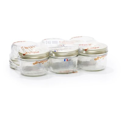 Lot de 6 terrines en verre 350g, LE PARFAIT LE PARFAIT