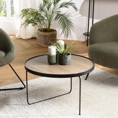 Table de salon ronde pieds design LANDAISE PIER IMPORT