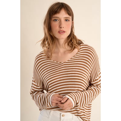 Maille manches longues, marinière MOLLY BRACKEN