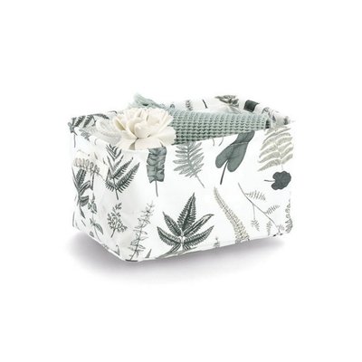 Corbeille tissu imprimé floral ZELLER PRESENT