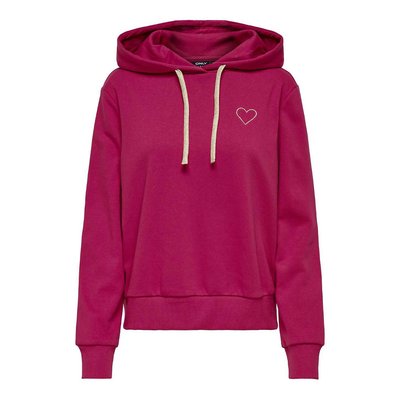 Sweat à capuche, motif cœur ONLY