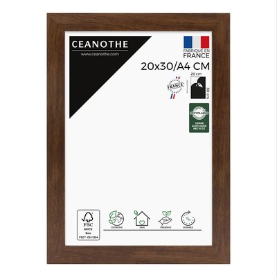 Cadre Photo Design 20x30 Cm/a4 Bois Reconstitué Fsc ETERNEL CEANOTHE