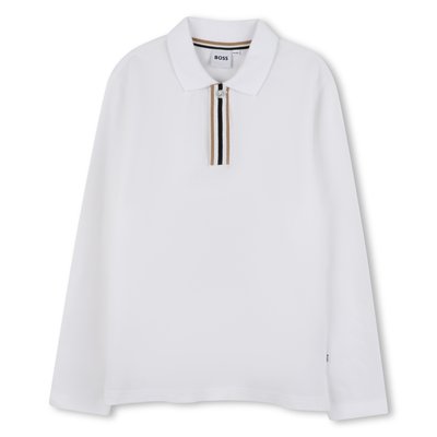 Polo à manches longues BOSS KIDSWEAR