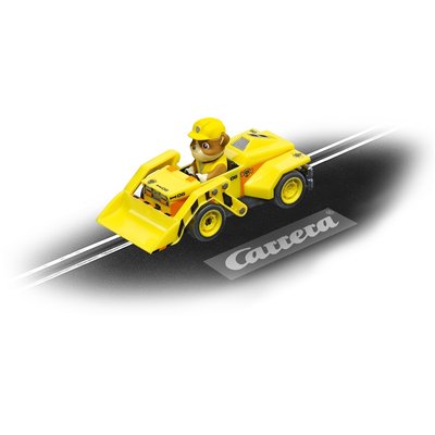 FIRST Paw Patrol Véhicule avec figurine Rubble CARRERA