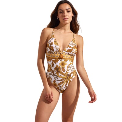 Maillot de bain une pièce triangle préformé ACANTHUS SELMARK MARE