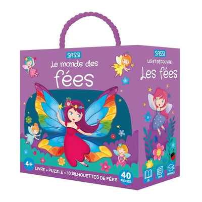 Livre et puzzle Les fées SASSI JUNIOR
