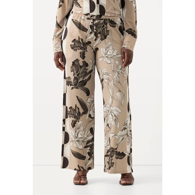 Pantalon en tissu fluide slinky ULLA POPKEN