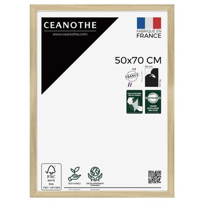 Cadre Photo Design 50x70 Cm Bois Reconstitué Fsc ETERNEL CEANOTHE