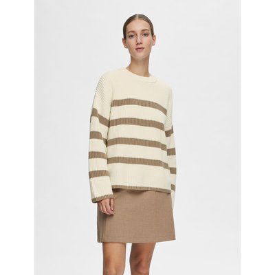 Pull en maille Rayé SELECTED FEMME